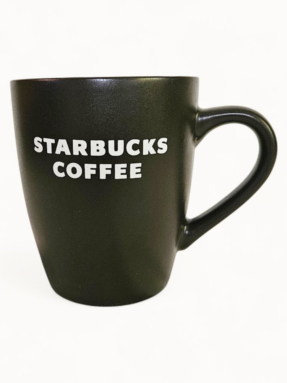 Starbucks Abbey Coffee Mug‎ 12oz 2008 Classic Logo - Matte Dark Brown - Picture 3 of 5